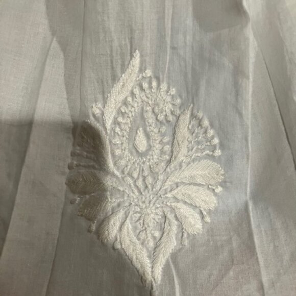 NWT White embroidered tunic dress/cover-up - Picture 4 of 7